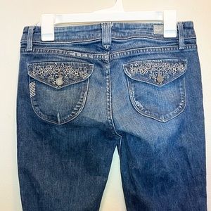 Paige y2k Grey Detailed Pants